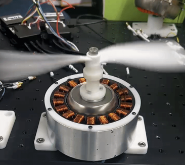 Spherical motor-based vector thrust
